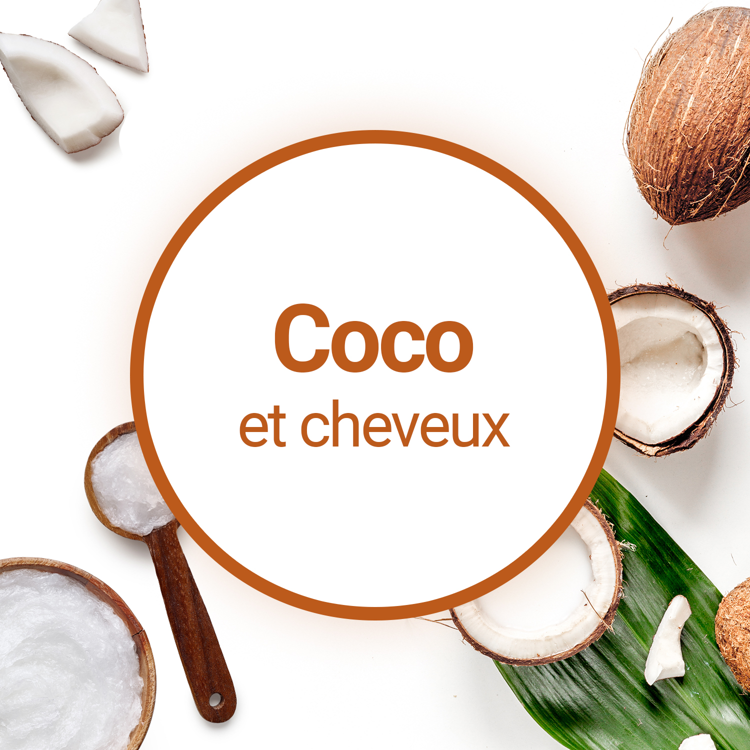Huile de coco cheveux : Pressée à froid avec l'odeur du Coco